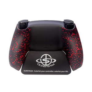 Быстрая доставка: 3D-накладка на заднюю панель контроллера PS5 (PlayStation 5) из ABS-пластика с эффектом «мягкого прикосновения», резиновая рукоятка, запчасти для ремонта - Product Image 3