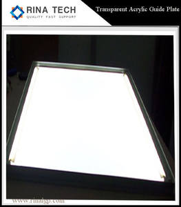 แผ่นนำแสงบางเฉียบโปร่งใสกล่องอะคริลิคใสบางพิเศษมีขนาดมากกว่าโรงงานขายส่ง - Product Image 2