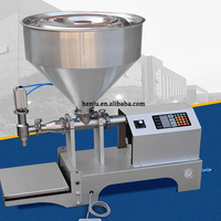 Machine de remplissage de pâte à piston de 1 à 5 litres, prix d'usine, 4 buses, remplisseuse semi-automatique pour huile alimentaire, gel, crème cosmétique en stock