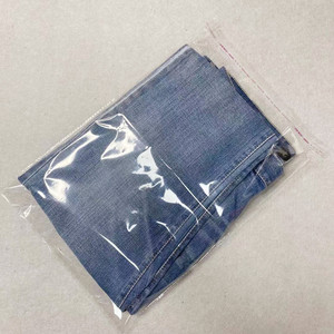 Recyclable Transparent OPP Bag Customized Logo Printed Plastic Bags Women <b>Men</b> Jeans Packaging Clear Garment Bag with Sealing - Product Image 3