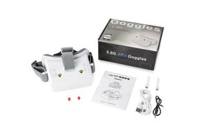 VR100 3 Inch Micro FPV Goggles LCD Screen Video Spectacles 5.8G 40ch Receiver Adjustable Focus Auto-Searching for <b>Racing</b> <b>Drone</b> - Product Image 6