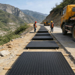 Dalles de pavage en plastique antidérapantes et résistantes à la charge, installation rapide pour les chantiers d'ingénierie et longue durée de <span class=keywords><strong>vie</strong></span> - Product Image 4