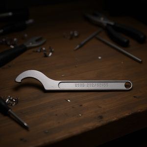 Llave de boca abierta 212/32-55 Tamaño L Longitud B Ancho - Product Image 3