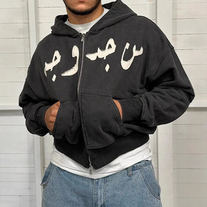 <span class=keywords><strong>Sweat</strong></span> à capuche personnalisé CCY, streetwear, <span class=keywords><strong>sweat</strong></span> à capuche oversize d'hiver, <span class=keywords><strong>sweat</strong></span>-shirts, <span class=keywords><strong>sweat</strong></span> à capuche court pour homme, fermeture éclair, broderie, patchwork - Product Image 1