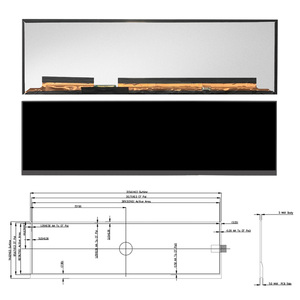 Suitable HAORYZON Customized Monitor Lcm ultra Stretch Display 12.6 Inch <b>Bar</b> Type Rgb Display LCD Module for Electronic Digital - Product Image 2