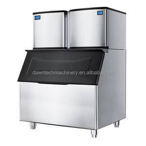 Máquina de Hielo Comercial Yunqingtech de Gran Capacidad, 500 kg, 1000 kg, 1500 kg, 2000 kg, Hielo en Escamas y Cubos Cuadrados, Ideal para Restaurantes - Product Image 1