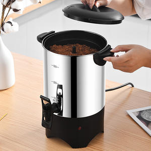 Dispensador de Café Eléctrico Comercial Tipo Buffet de 5L, Termo para Calentar Leche y Té, Cubo de Acero Inoxidable con Grifo para Granos de Café - Product Image 3