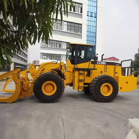 LTMG forest logging motore diesel caricatore di legno 12 ton 15 ton legname log grapple loader per la vendita