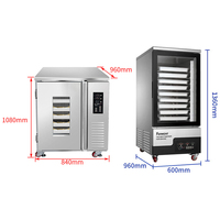 Armoire de fermentation pour boulangerie, réfrigérateur pour pâte à croissants, beignets et pain, 10 plateaux