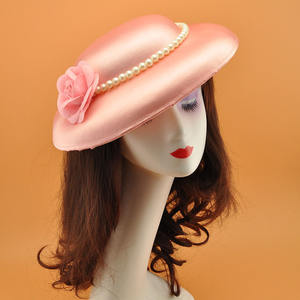 Fête Fascinator bandeau de cheveux église Kentucky chapeaux pour femmes dames mariage cristal mariée coiffes cheveux accessoires perle chapeau - Product Image 5