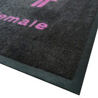Tapis personnalisé avec logo pour studio de danse, salle de répétition, tapis de sol anti-microbien avec impression de logo signature, cours de danse classique