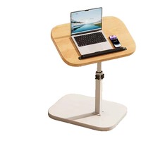 Table basse en métal personnalisable, bureau pliable, chambre à coucher, salon, canapé, bureau d'ordinateur réglable pour la maison, dortoir