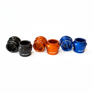 Pour KTM SX-F 350 11-14 Entretoises de roue avant Alliage noir/Matériau en aluminium - Product Image 1