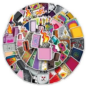 50 buah <span class=keywords><strong>Promo</strong></span> pabrik murah kustom tahan air stiker pemantik untuk sepeda motor & konsol Game - Product Image 6