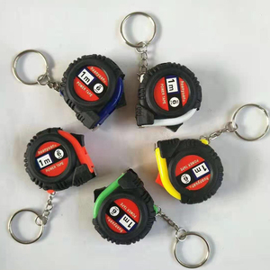 1 Meter Đo Băng Với Vòng Mini Thước Đo Vòng Chìa Khóa Quảng Cáo Nhà Nhỏ Hình Dạng Băng Đo - Product Image 3