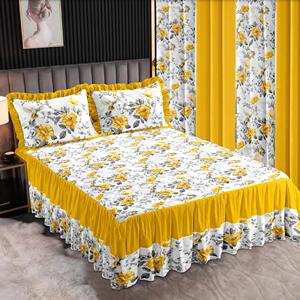 Parure de lit 7 pièces For America Designs, taille King, 100 % polyester, imprimé floral de luxe - Product Image 4