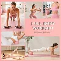 Kit portable ZENJOY Pilates & Yoga tout-en-un - Ensemble de fitness léger pour la maison, le yoga et l'utilisation en studio