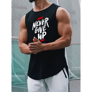 Débardeur de sport pour homme 100% Coton, style streetwear, été, design musculation, sans manches - Product Image 5