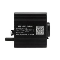 Mini moteur d'éclairage de plafond à fibres optiques LED RGBW 16W scintillant avec contrôle par application, indice de protection IP33 pour voiture et maison