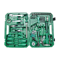 Kit d'outils à main complet 96 pièces OEM pour mécanicien : cliquet, douilles, tournevis, pinces, clés, coupe-câbles, boîte à outils pour réparation automobile