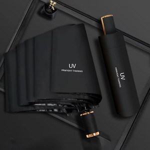 DD4264 Tùy Chỉnh Giá Rẻ Trắng Mưa 3 Gấp Ô Với Hộp Quà Tặng Windproof Xách Tay UV Tự Động Ô Với Logo - Product Image 3