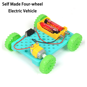 Véhicule électrique à quatre roues auto-fabriqué Technologie <span class=keywords><strong>de</strong></span> bricolage pour enfants Petit fabricant <span class=keywords><strong>Expérience</strong></span> scientifique <span class=keywords><strong>amusante</strong></span> - Product Image 3