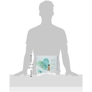 Lot de 27 couches 100 % protection pure, taille 3, hypoallergéniques, non parfumées, en coton tissé uni, pour bébés de 7,2 à 12,7 kg - Product Image 5