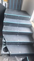 Kit d'escalier préfabriqué modulaire en acier à assembler sans soudure, galvanisé à chaud, résistant au feu et à l'eau