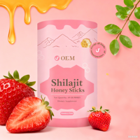 Gummies Shilajit 3000mg, Complément Haute Concentration avec 75% d'Acide Fulvique et Oligo-éléments pour le Soutien Énergétique