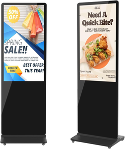 Écrans publicitaires numériques verticaux tendance de 55 <span class=keywords><strong>pouces</strong></span> 2k/4k, écrans et affichages multi-USB - Product Image 1
