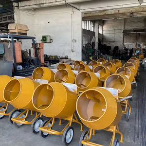 Mezcladoras de cemento portátiles al por mayor, máquinas de hormigón para mezclar barro en obras, máquina mezcladora de arena - Product Image 2