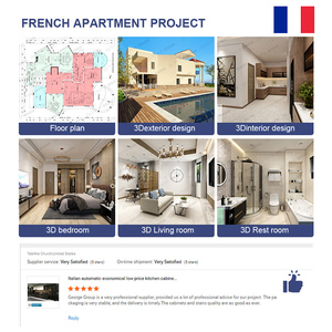 Dịch vụ vẽ thiết kế biệt thự nhà thiết kế nội thất nhà cung cấp vật liệu xây dựng một cửa dự án khu dân cư USA - Product Image 4