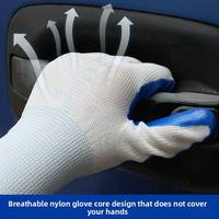 Gants de sécurité en nitrile texturé durables pour travaux de chantier, respirants, confortables, imperméables et résistants aux huiles