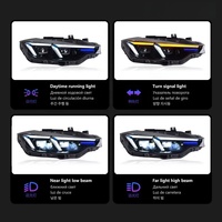 Phares avant LED améliorés F30 pour BMW Série 3 F35 F30 2013-2018, lentille de projecteur, 320i 325i, DRL, lampe avant laser modifiée