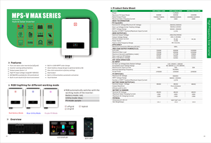 Inversor híbrido Sistema solar Inversor solar con función WIFI Inversor de tipo de salida monofásico dual triple - Product Image 4