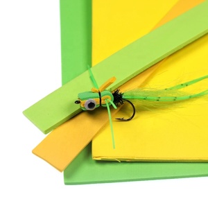 Hoja de papel de espuma EVA para atado de moscas, 3mm, 24x24cm, Material de atado de moscas - Product Image 5