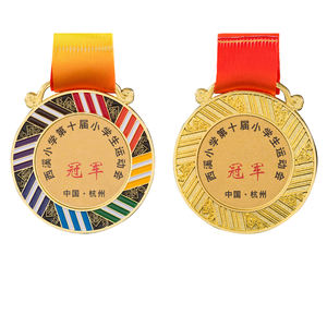 JP0119 Top Design Karneval Souvenir Metall Blank Medaille mit Band, wo man billige Medaillen kaufen kann - Product Image 1