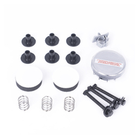 Kit de suspension pneumatique SQ495-14-Silver Tuning 1/4 NPT Compresseur de suspension Pompe à air pour camion