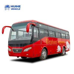 Preiswerter 43-Sitzer Yu-Ton Personenkraftwagen 51-Sitzer RHD Frontmotor gebrauchte Reisebusse mit Toilette