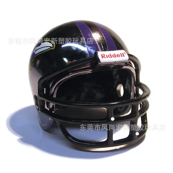 Universal Mini Football Helmet Mini Football Visor With Clips For Collectors/mini football helmet