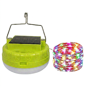 Solar Powered RGB LED <b>String</b> Light with Rechargeable Battery High CRI 85 2-Year Warranty for <b>Garden</b> Decor - Product Image 1