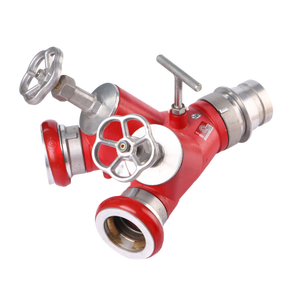 Vente directe usine : Équipements et accessoires incendie – Diviseur d'eau à 2 voies avec raccords - Product Image 4