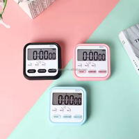NOUVEAU Minuterie de cuisine numérique Compte à rebours et compte à rebours Meilleur minuteur pour enfants Compte à rebours silencieux Étudiant Bureau Cadeau promotionnel logo