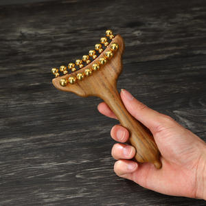 Cepillo de meridianos de latón inalámbrico, herramienta Gua Sha, masajeador de pecho de cuerpo completo, incluidos los <span class=keywords><strong>ganglios</strong></span> <span class=keywords><strong>linfáticos</strong></span> de las axilas para masaje Facial - Product Image 5