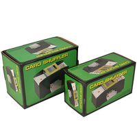 Mélangeur de cartes à jouer de poker en plastique Accessoires spéciaux de casino Mélangeur de cartes automatique à 2 étages