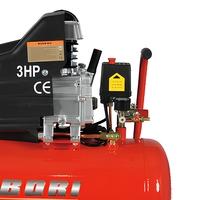 Nouveau compresseur d'air portable à piston 3HP 50L 110V/220V/380V BRZ 0.17/8A, pompe lubrifiée refroidie par air pour usage en atelier