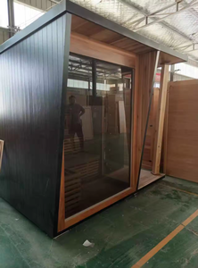 Nouvel Arrivage, Vente Chaude : Sauna à Granulés de Bois Grande Taille, Infrarouge et Électrique, avec Bain Froid et Réservoir d'Eau, Poêle Intégrée - Product Image 5
