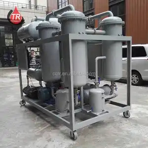 Small Used Turbine Oil Purifier ZJC Hydraulic Oil Purifying System To Remove Water And Particles
