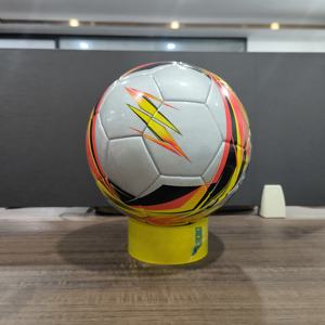 ลูกฟุตบอลมาตรฐานอย่างเป็นทางการ ขนาด 5  โลโก้สั่งทำ  หนัง PU  แบบเชื่อมด้วยความร้อน - Product Image 1