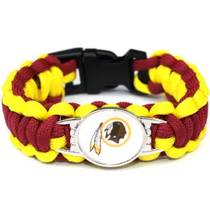 WASHINGTON COMMANDERS Équipe de football Bracelets Paracord Bracelets de survie Bracelet paracord Cowboys